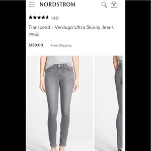 Paige Verdugo Ulta Skinny Jean